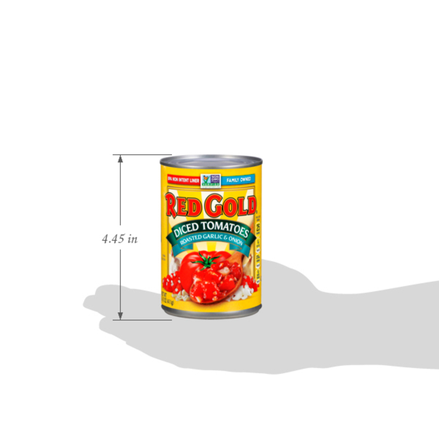 Canned Diced Tomatoes with Roasted Garlic & Onion 14.5 oz Image:4