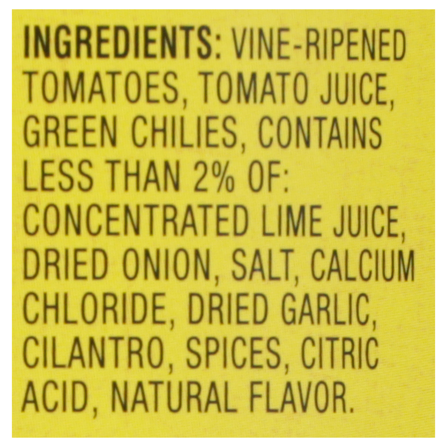 Petite Diced Tomatoes with Lime & Cilantro 14.5 oz Image:6