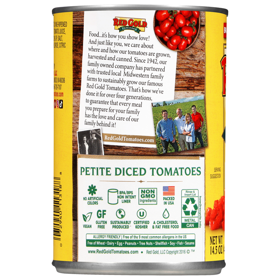 Canned Petite Diced Tomatoes 14.5 oz Image:2