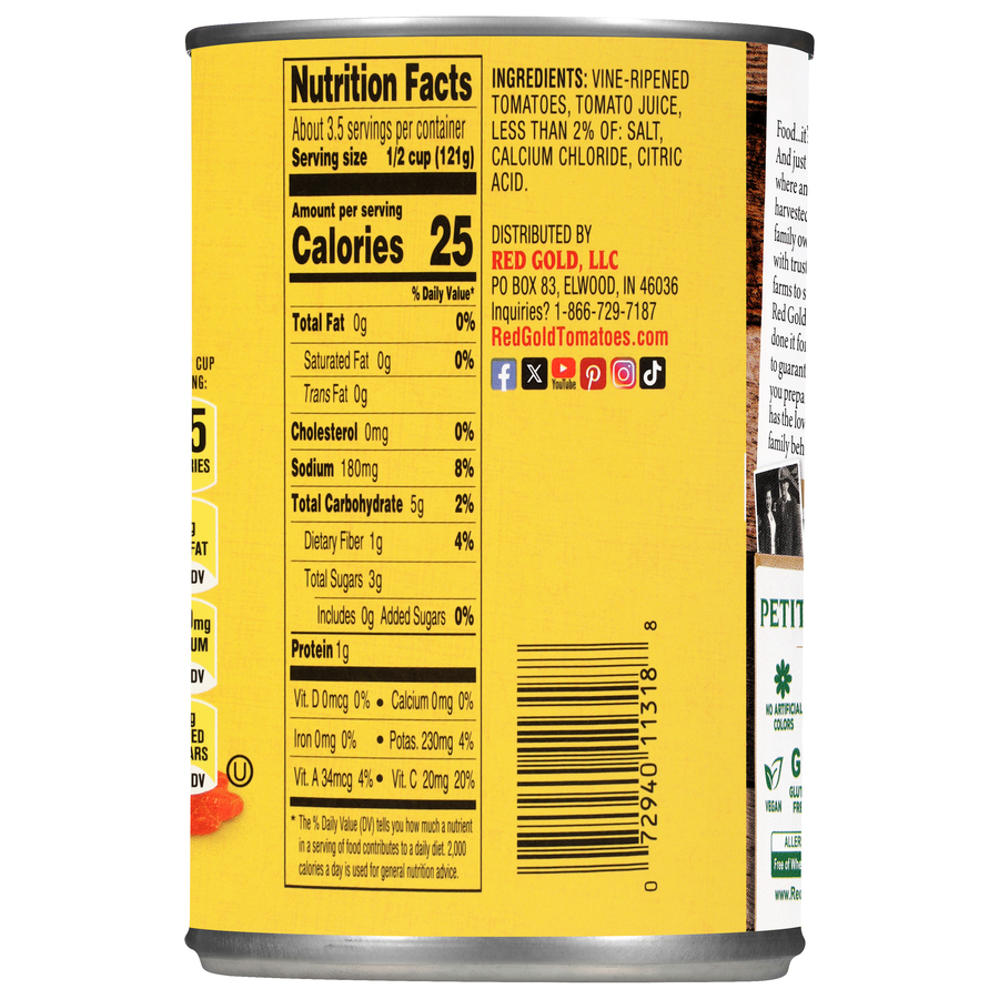 Canned Petite Diced Tomatoes 14.5 oz Image:3