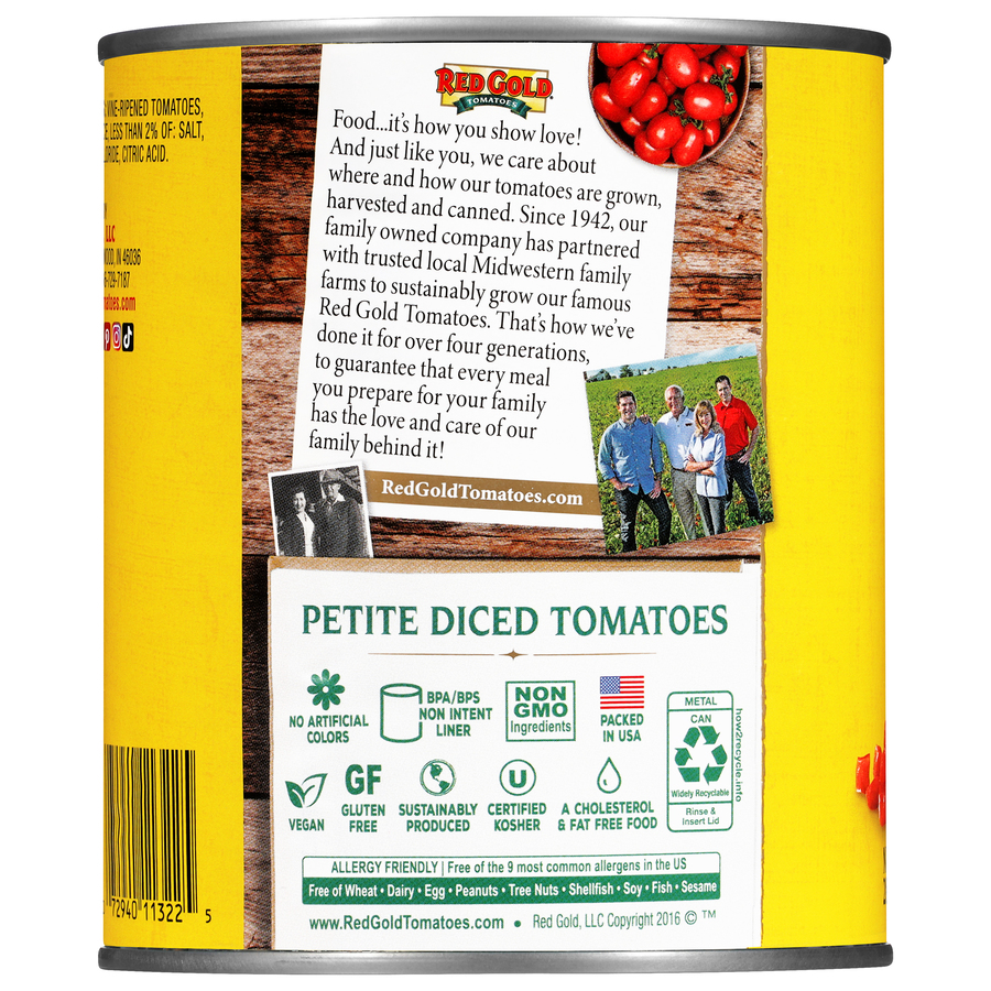 Canned Petite Diced Tomatoes 28 oz Image:2