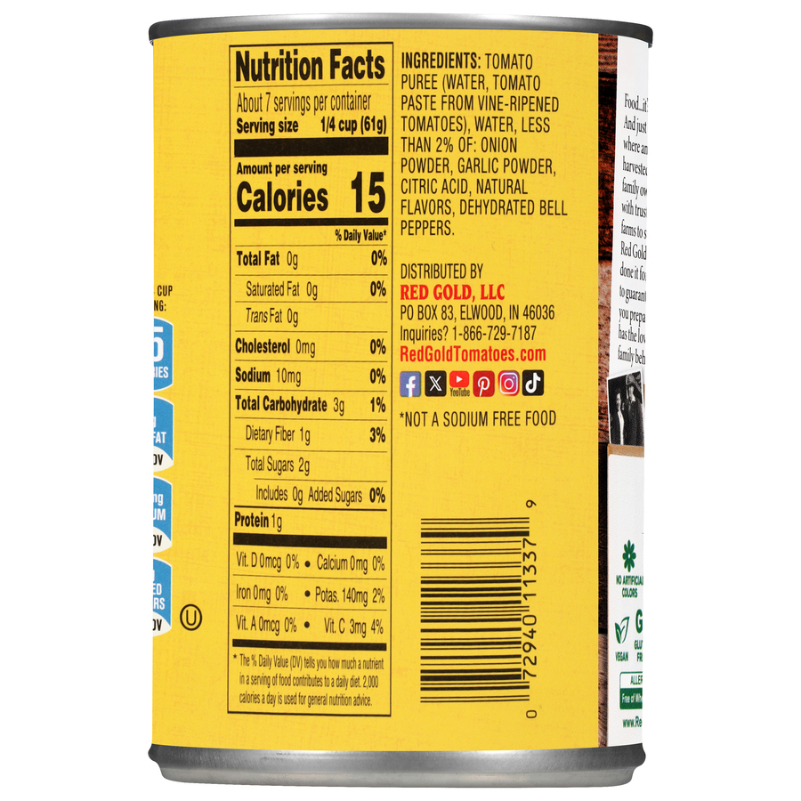 No Salt Added Tomato Sauce 15 oz Image:3