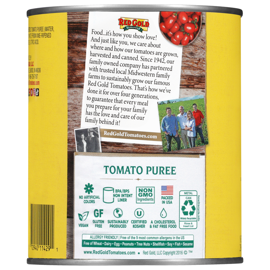 Canned Tomato Puree 29 oz Image:2