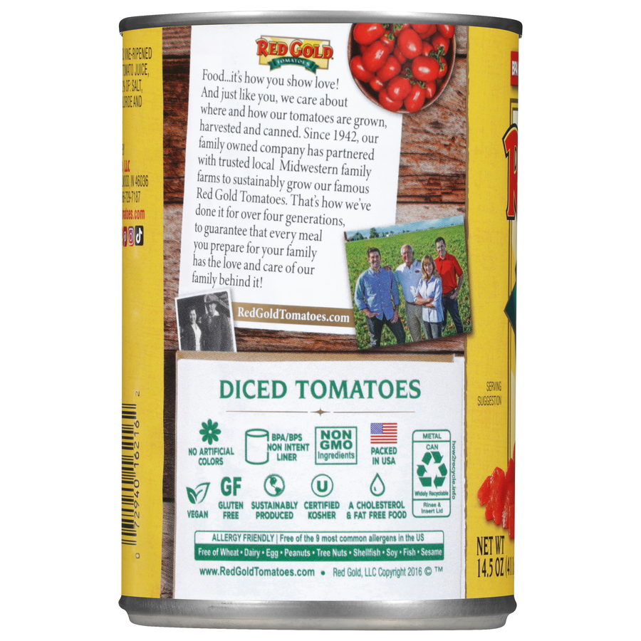 Canned Diced Tomatoes 14.5 oz Image:2