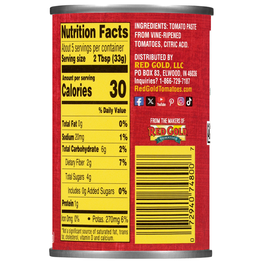 Tomato Paste Can 6 oz Image:3