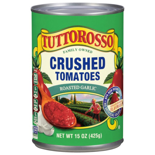Crushed Tomatoes with Roasted Garlic 15 oz