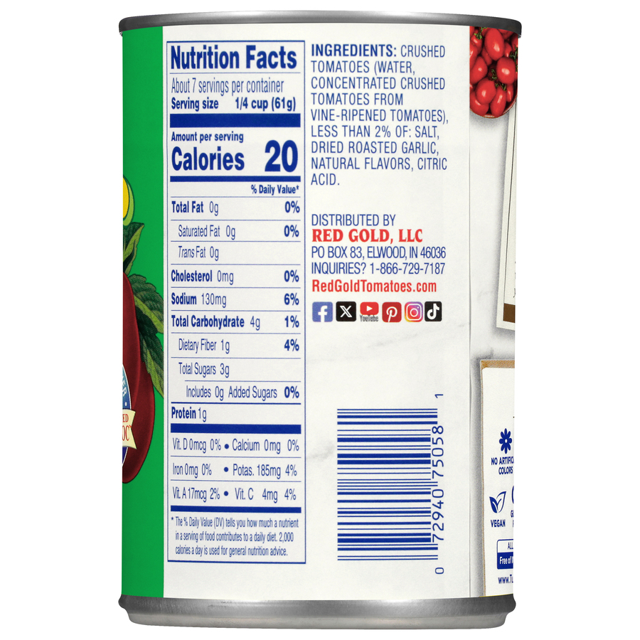 Crushed Tomatoes with Roasted Garlic 15 oz Image:3