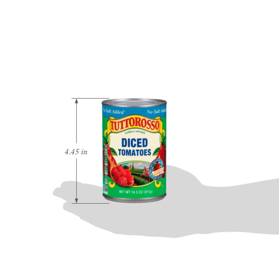 No Salt Added Diced Tomatoes 14.5 oz Image:4