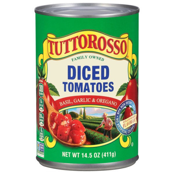 Diced Tomatoes Basil, Garlic & Oregano 14.5 oz