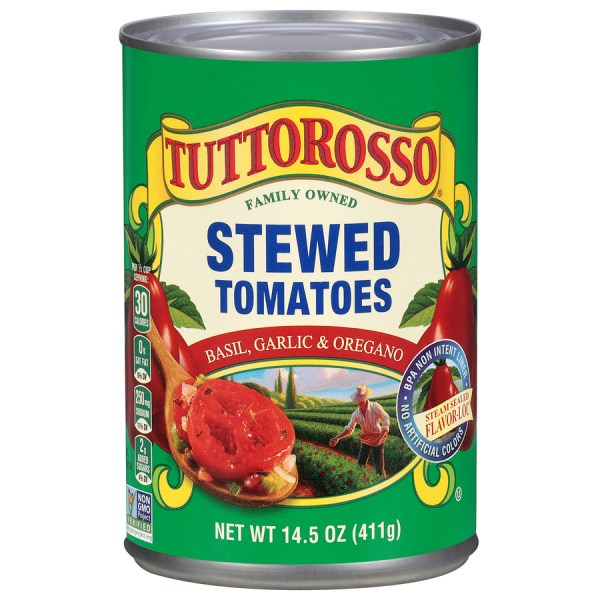 Stewed Tomatoes Basil, Garlic & Oregano 14.5 oz