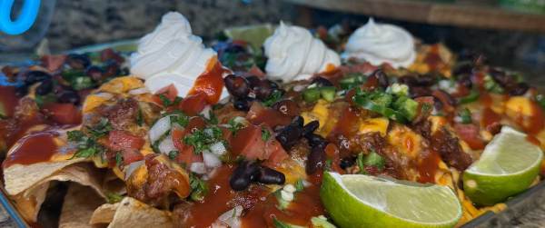 Loaded Sheet Pan Nachos