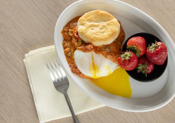 Salsa Con Queso with Chorizo & Biscuits