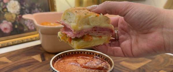 Hot Italian Sliders with Homemade Marinara