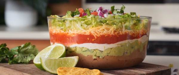 Easy 7 Layer Dip