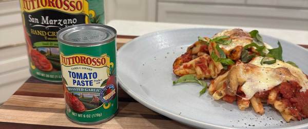 Cheesy Baked Mozzarella Pasta