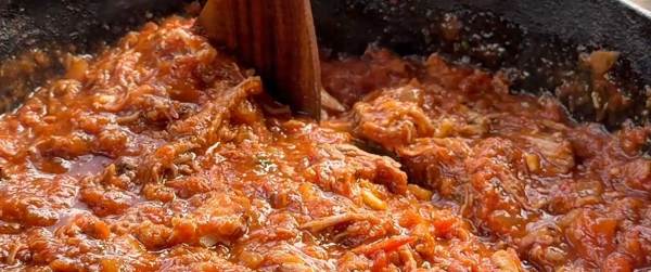 Smoked or Oven-Braised San Marzano Pork Ragu