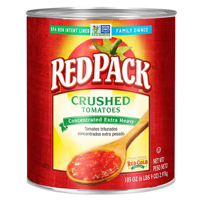 #10 Redpack Crushed Tomatoes Concentrated Extra Heavy Image:1