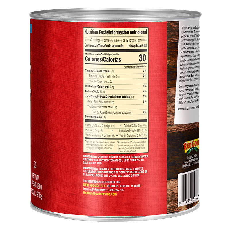 #10 Redpack Crushed Tomatoes Concentrated Extra Heavy Image:3