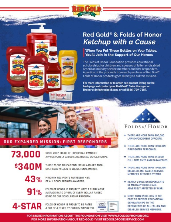 2026 Red Gold Folds of Honor POS