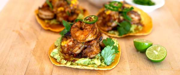 Shrimp Tostadas