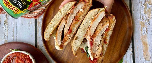 Grilled Chicken Parmesan Sandwich