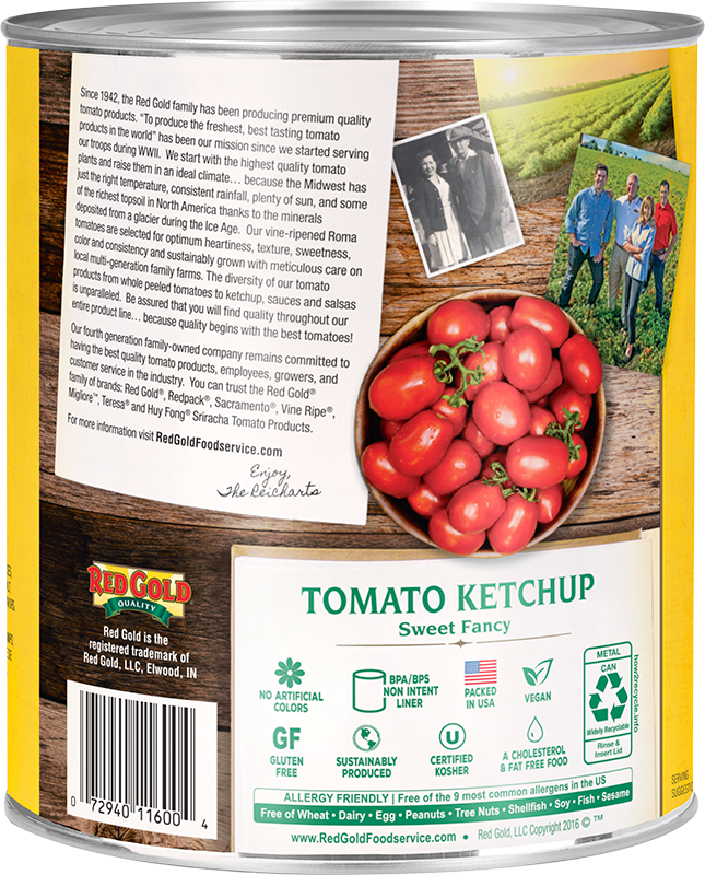 #10 Red Gold® Sweet Tomato Ketchup Image:2