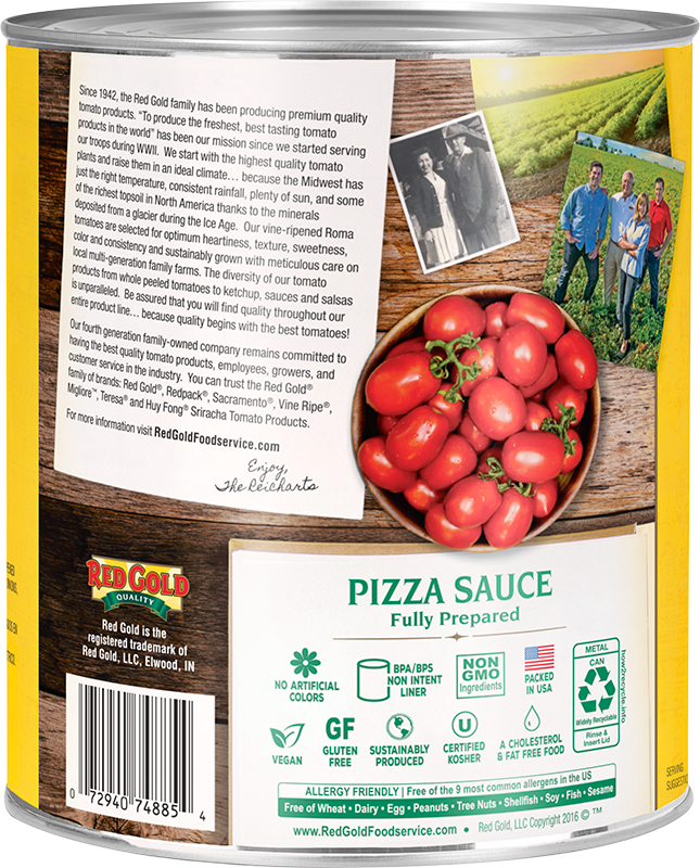 #10 Red Gold® Pizza Sauce Fully Prepared Image:2