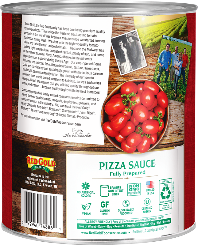 #10 Redpack Fully Prepared Pizza Sauce Image:2