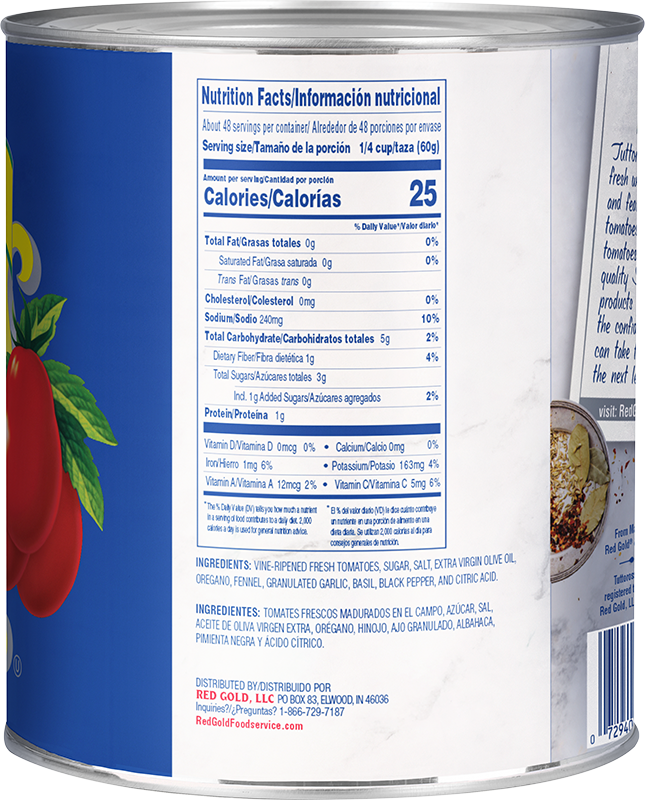 #10 Tuttorosso Fresh Pizza Sauce Fully Prepared Image:3