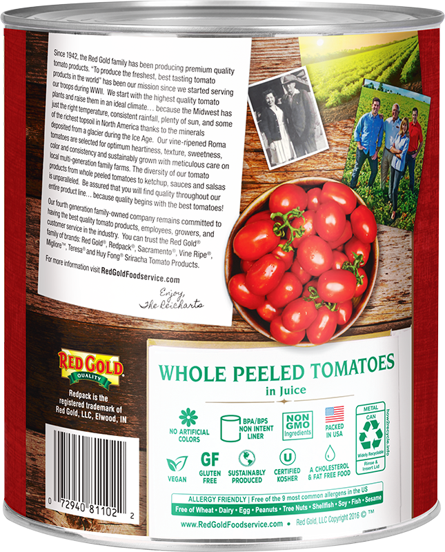 #10 Redpack Whole Peeled Tomatoes in juice Image:2