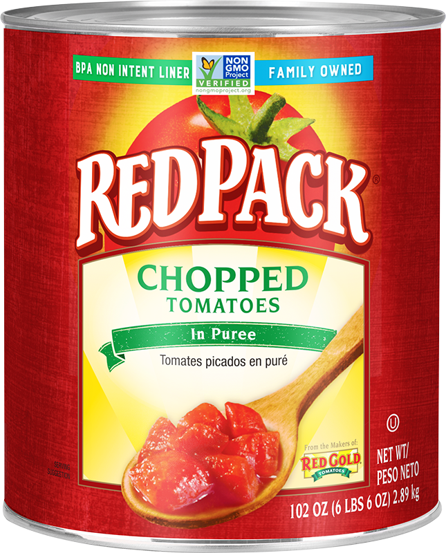 Redpack Chopped Tomatoes in Puree #10 Cans Image:1