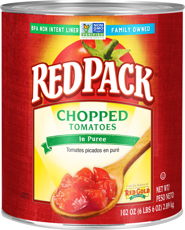 Redpack Chopped Tomatoes in Puree #10 Cans