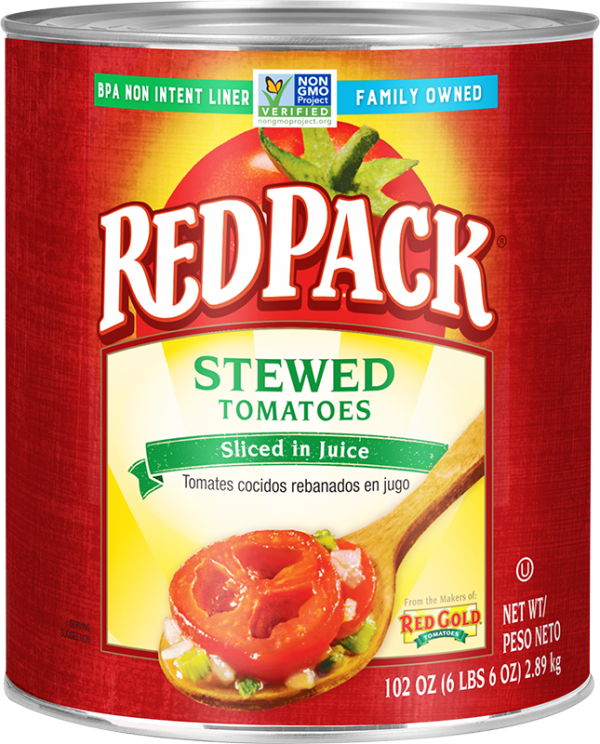 #10 Redpack Stewed Tomatoes Sliced in Juice