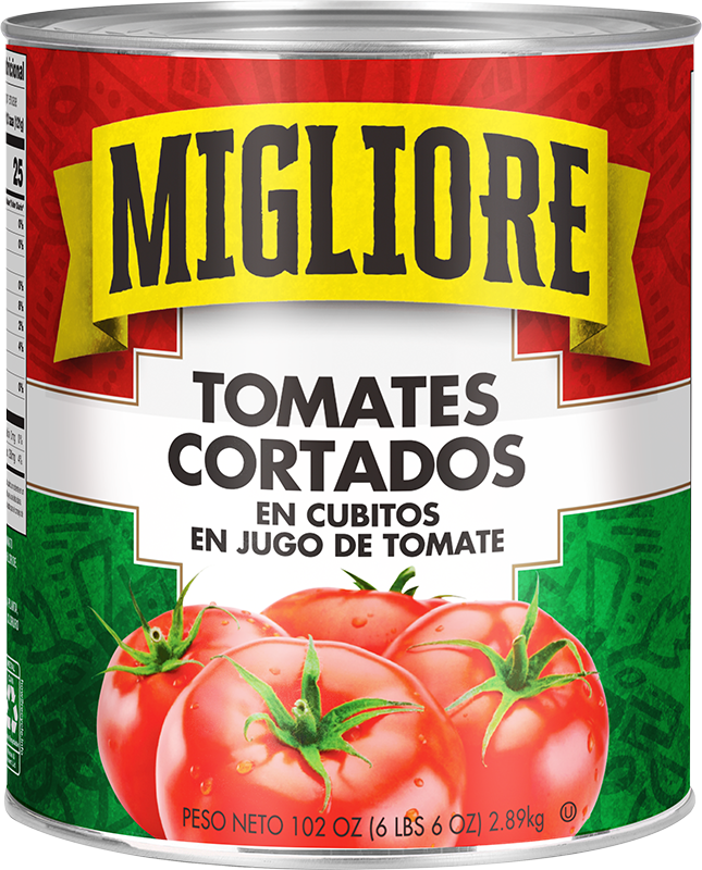 #10 Migliore Diced Tomatoes 3/4″ cut in Juice Image:2