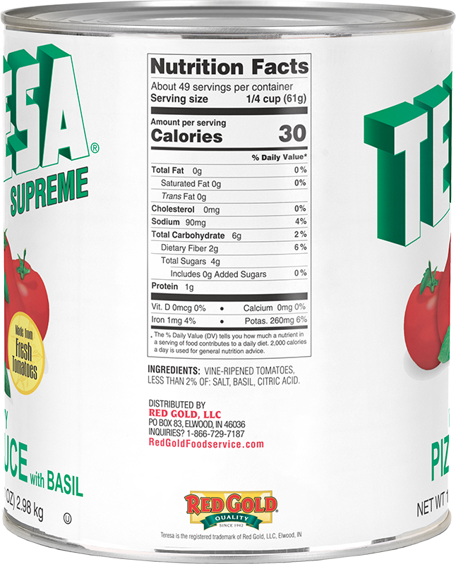 #10 Teresa Pizza Sauce Extra Heavy with Basil Image:3