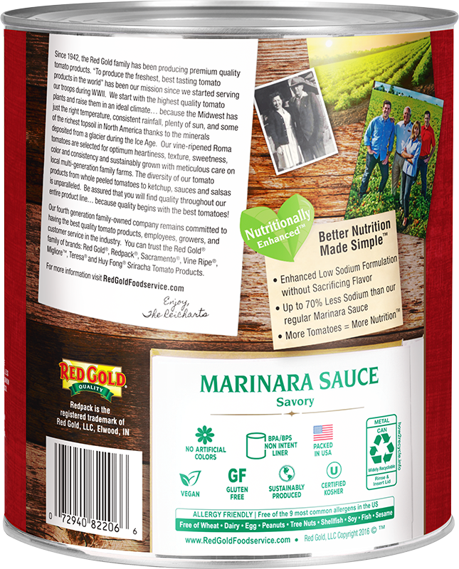 #10 Redpack Low-Sodium Marinara Sauce Image:2