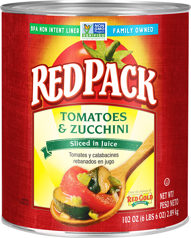 #10 Redpack Zucchini & Stewed Tomatoes Image:1
