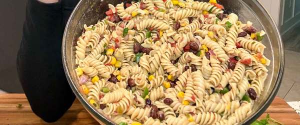 Cowboy Caviar Pasta Salad