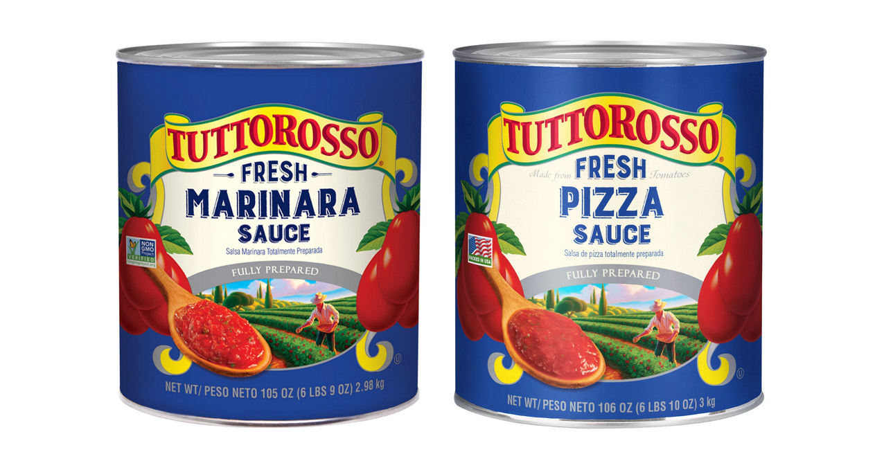 Tuttorosso® Fresh Pack Fully Prepared Marinara and Pizza Sauces
