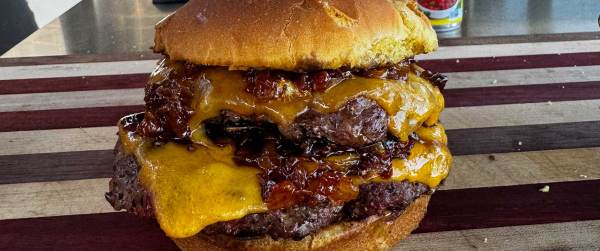 Jalapeno Bacon Jam Burger
