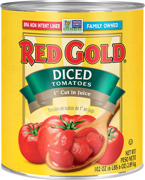 #10 Red Gold® 1″ Diced Tomatoes