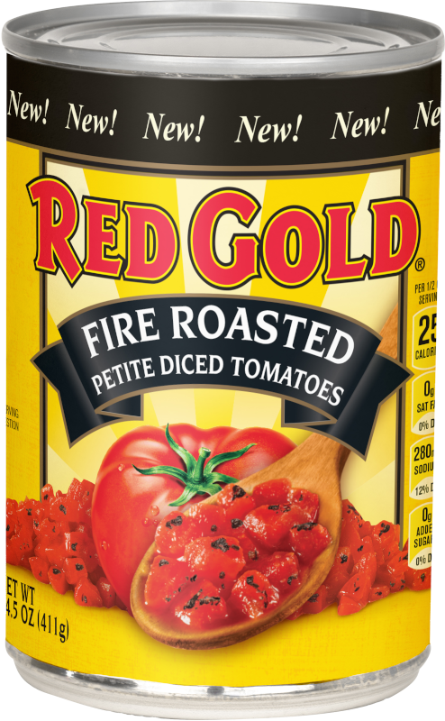 Fire Roasted Petite Diced Tomatoes with Roasted Garlic Image:1