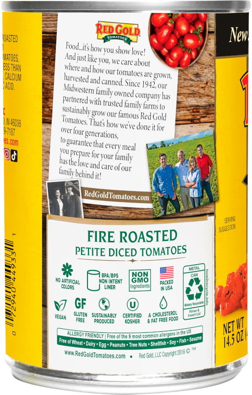 Fire Roasted Petite Diced Tomatoes Image:2