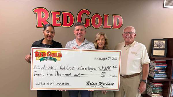 Red Gold Donates to Indiana Flood Recovery Efforts