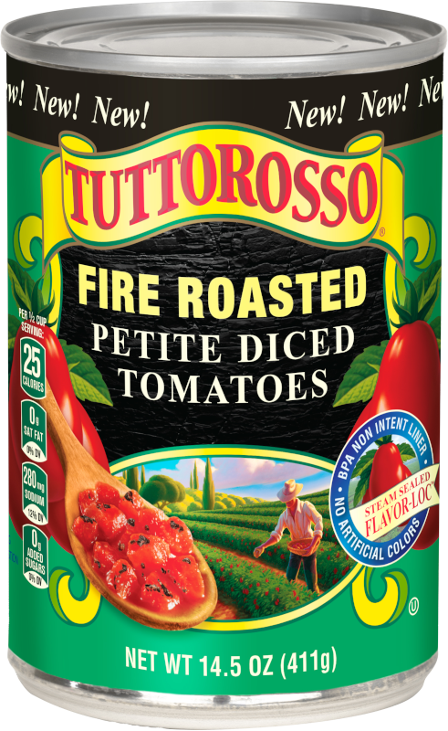 Fire Roasted Petite Diced Tomatoes
