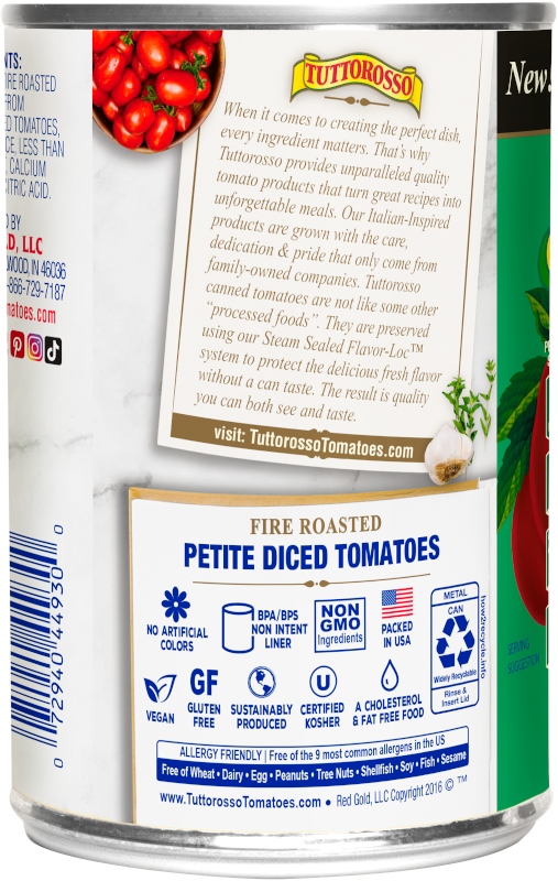 Fire Roasted Petite Diced Tomatoes Image:2