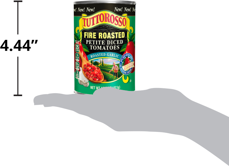 Fire Roasted Petite Diced Tomatoes with Roasted Garlic Image:6